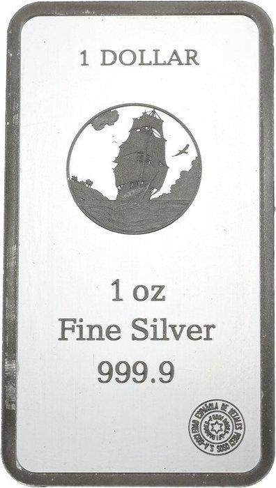 1 Troy Ounce - Zilver .999 - Boat 2026 - 31,1 gram - fine, Postzegels en Munten, Edelmetalen en Baren