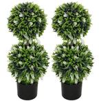 Set Van 2 Kunstplanten, UV-bestendige Kunstplant In Bloempot, Huis en Inrichting, Verzenden, Nieuw