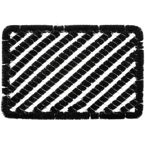 Benson Vuilafstotende borstelmat - 40 x 60 cm - zwart - b..., Tuin en Terras, Deurmatten, Nieuw, Ophalen of Verzenden