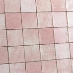 Pink handvorm tegels glans roze 10x10 met schakering, Verzenden, Nieuw