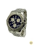Breitling Colt Chronograph Quartz, Sieraden, Tassen en Uiterlijk, Horloges | Heren, Staal, Gebruikt, Staal, Breitling