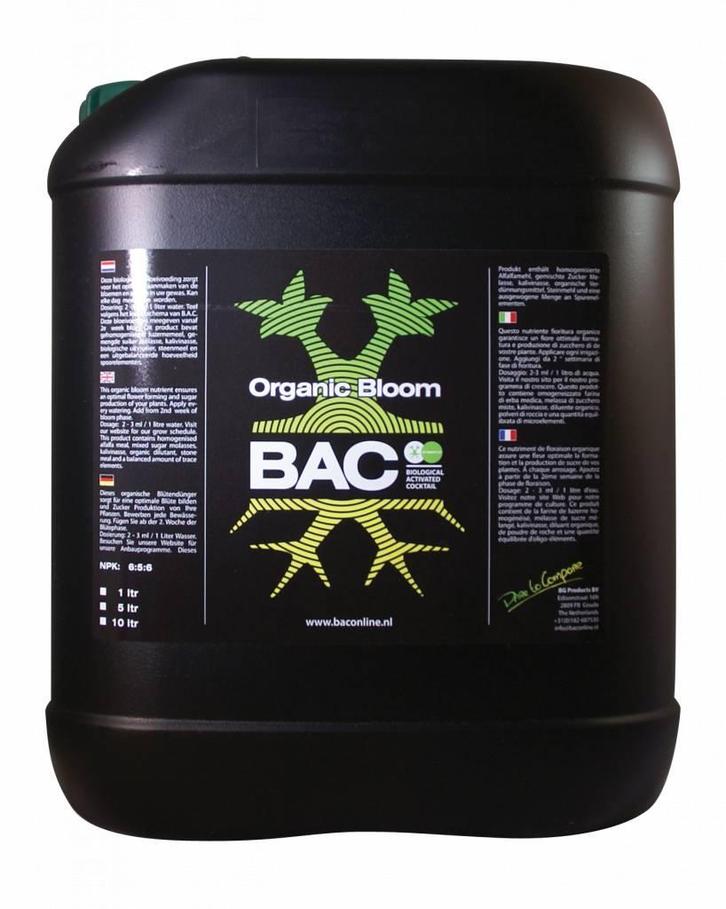 B.A.C. Organic Bloom 5 ltr, Tuin en Terras, Plantenvoeding, Nieuw, Ophalen of Verzenden