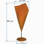 Zak voor bloeiende planten Rostikal met stok op bodemplaat, Verzenden, Nieuw