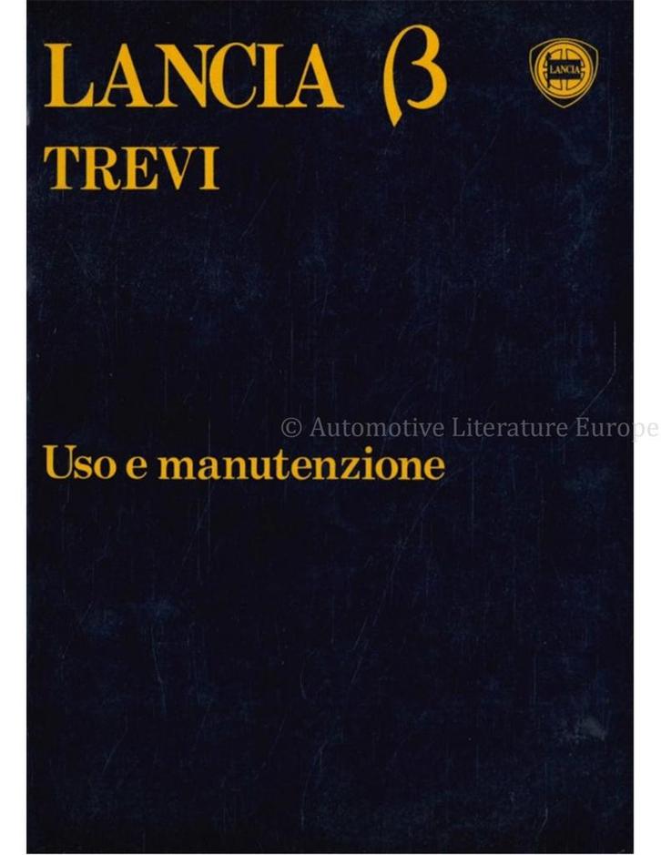 1980 LANCIA TREVI INSTRUCTIEBOEKJE ITALIAANS, Auto diversen, Handleidingen en Instructieboekjes