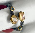 Zonder Minimumprijs - Ring 925 zilver zwart rhodium-gedragen, Sieraden, Tassen en Uiterlijk, Ringen, Nieuw