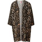 Frogbox • lang vest met luipaard print • 36, Kleding | Dames, Truien en Vesten, Bruin, Verzenden, Nieuw, Maat 36 (S)