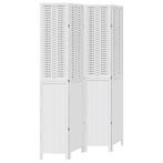 Wit Kamerscherm 4-Panelen | OP=OP | Perfecte Scheidingswand, Ophalen of Verzenden, Nieuw