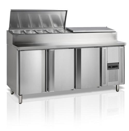 Toonbank voor sandwichpreparatie GN1/1 | RVS | 2 tot 10 °.., Zakelijke goederen, Horeca | Keukenapparatuur, Verzenden