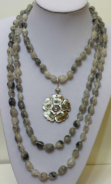 Quartzo Rutilo, niet gehad, met Hematiet Grieze Kruis en 2, Antiek en Kunst, Antiek | Boeken en Bijbels