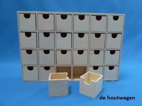 letterkast met bakjes - letterbak met losse bakjes - kastje, Huis en Inrichting, Woonaccessoires | Overige, Nieuw, Ophalen of Verzenden