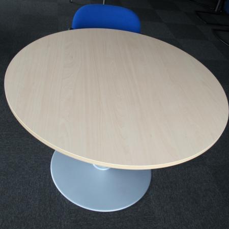 (MDK-104895) Gispen ronde vergadertafel, Huis en Inrichting, Bureaus, Gebruikt, Ophalen of Verzenden