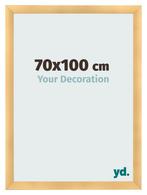 Fotolijst 70x100 cm - Goud Mat - MDF - Pisa, Huis en Inrichting, Woonaccessoires | Lijsten, Verzenden, Nieuw