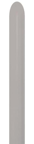 Modelleerballonnen Nozzle Up Grey 5cm 152cm 50st, Verzenden, Nieuw