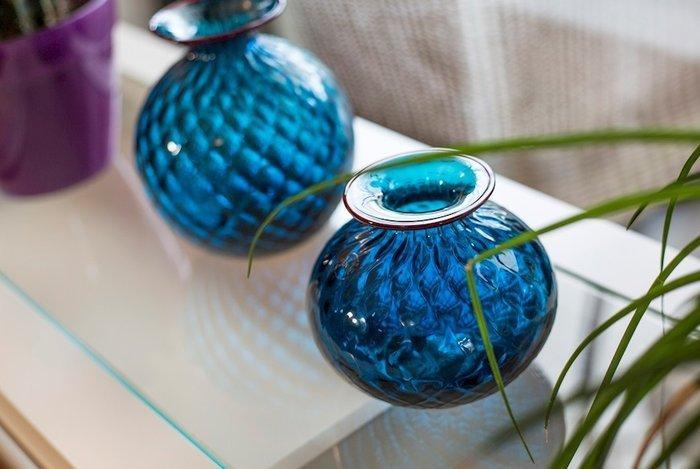 Venini - Venini Studio - Vaas - Balloton Fiori - Muranoglas, Antiek en Kunst, Antiek | Glas en Kristal