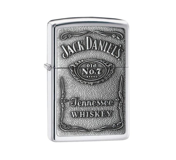Zippo Jack Daniel's label (chrome), Verzamelen, Rookartikelen, Aanstekers en Luciferdoosjes, Aansteker, Verzenden