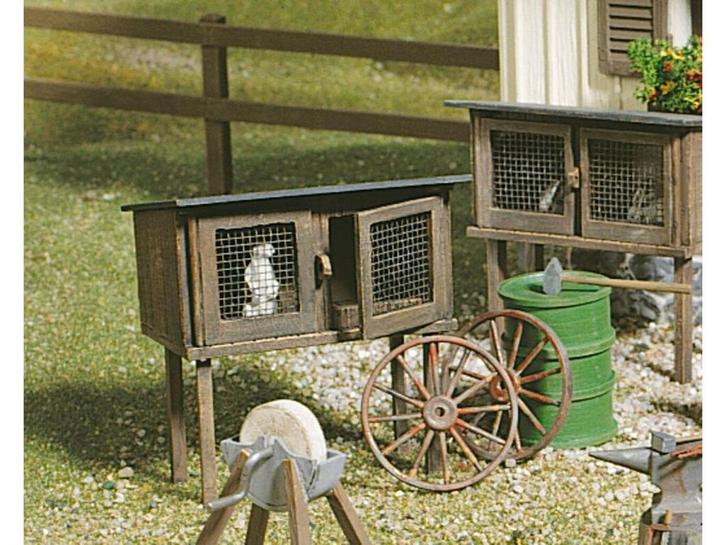 POLA 333209 1 Hasenstall (Scenery, grootspoor), Hobby en Vrije tijd, Modelbouw | Figuren en Diorama's, Nieuw, Ophalen of Verzenden