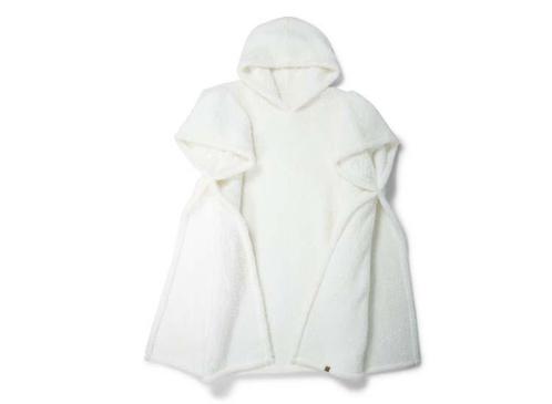 SENZA Teddy Hoodie Wit - Fleece deken, Huis en Inrichting, Woonaccessoires | Plaids en Woondekens, Nieuw, Verzenden