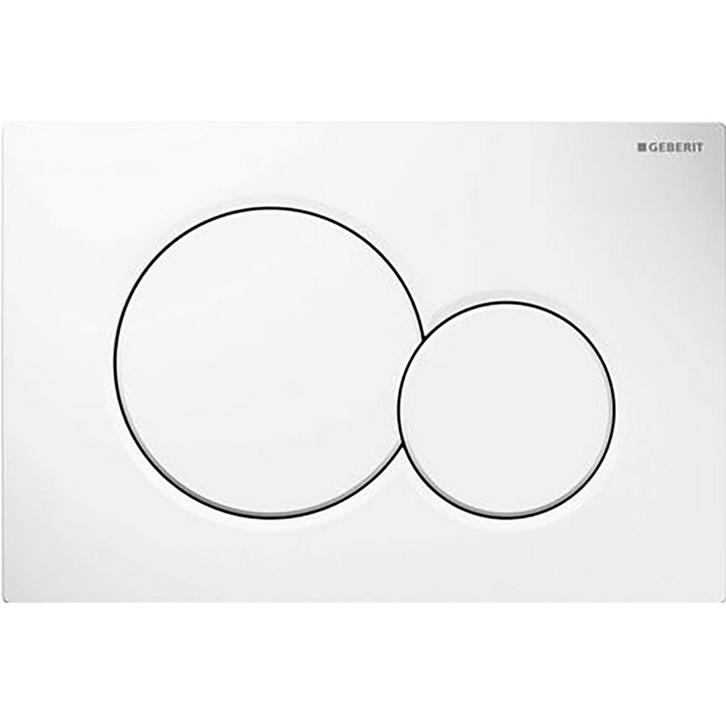 Geberit Sigma-01 Drukplaat - Wit, Doe-het-zelf en Verbouw, Sanitair, Nieuw, Ophalen of Verzenden