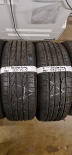 2x 235-55-17 Bridgestone Zomer 99V 6.5mm €45 PST 235 55 17, Auto-onderdelen, Banden en Velgen, Ophalen, Gebruikt, 17 inch, 235 mm