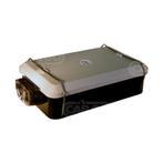 Aanhanger verdeeldoos 120 x 79 mm deksel met klem 4 kabel in, Ophalen of Verzenden, Nieuw