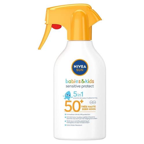 NIVEA Sun Babies & Kids Sensitive Protect SPF50+ Zonnespray, Sieraden, Tassen en Uiterlijk, Uiterlijk | Lichaamsverzorging, Nieuw