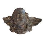 sculptuur, Putto ca 1920/1930 - 15 cm - Hout, goudverguld