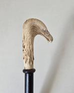Gedetailleerde Adelaar - Handsnijwerk Wandelstok -, Antiek en Kunst