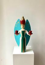 Kerstbeeldje - Lichterengel - Hout - Großer Engel jaren 1960, Diversen, Nieuw