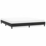 vidaXL Bedframe zonder matras 180x210 cm fluweel zwart, Huis en Inrichting, Slaapkamer | Bedden, Verzenden, Zwart, Stof, Nieuw