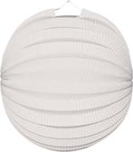 Witte Lampion Bol 23cm, Hobby en Vrije tijd, Feestartikelen, Verzenden, Nieuw