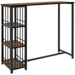 TRUUSK Bartafel Staande Tafel Toogtafel Met 3 Opbergvakken B, Huis en Inrichting, Barren, Verzenden, Nieuw