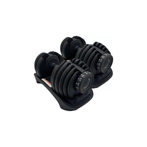 PH Fitness Smart Dumbbells: set van 2 X 24KG - 15 standen, Sport en Fitness, Fitnessapparatuur, Overige typen, Nieuw, Metaal, Armen