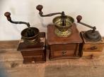 Koffiemolen (3) - hout, metaal, Antiek en Kunst, Antiek | Keukenbenodigdheden