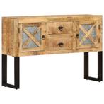 vidaXL Dressoir 110x30x74 cm ruw mangohout, Huis en Inrichting, 100 tot 150 cm, Verzenden, Nieuw, 25 tot 50 cm