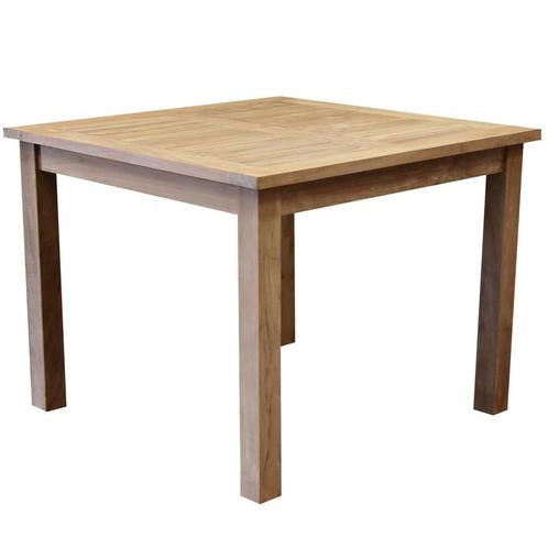 Selena dining tuintafel 100x100xH79 cm teak, Tuin en Terras, Tuintafels, Nieuw, Teakhout, Ophalen of Verzenden