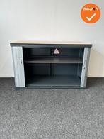 Gispen octa Roldeurkast - 74x120x45cm - Antraciet met zilver, Werkplek, Ophalen of Verzenden, Gebruikt, Kast