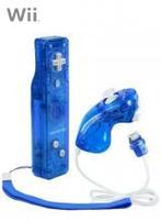 Wii-afstandsbediening en Nunchuck Rock Candy Transpar. Blauw, Ophalen of Verzenden, Zo goed als nieuw