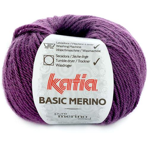 Katia Basic Merino - 28 paars - Wol/Acryl Garen, Hobby en Vrije tijd, Breien en Haken, Ophalen of Verzenden