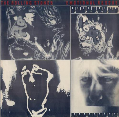 LP gebruikt - The Rolling Stones - Emotional Rescue, Cd's en Dvd's, Vinyl | Rock, Zo goed als nieuw, Verzenden
