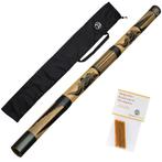 Didgeridoo Carved incl. nylon bag en bijenwas NU 39,95!, Muziek en Instrumenten, Blaasinstrumenten | Didgeridoos, Nieuw