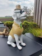 Beeld, Mister dog in smoking - 31 cm - polyresin