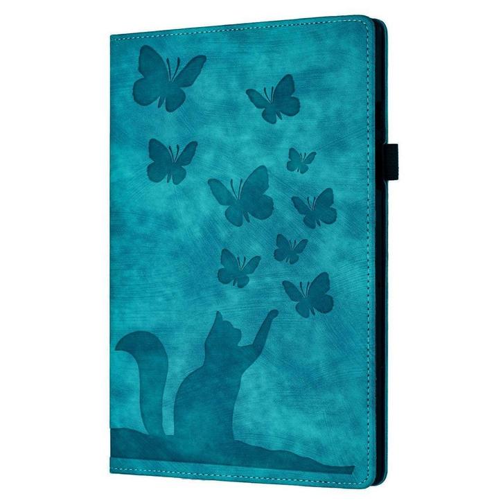 Bescherm-Etui Hoes Map voor Apple iPad Mini 6 - Mini 7 - Kat, Computers en Software, Tablet-hoezen, Bescherming voor- en achterkant