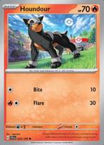 Houndour 033/198 reverse holo Scarlet en Violet, Ophalen of Verzenden, Nieuw, Losse kaart, Foil