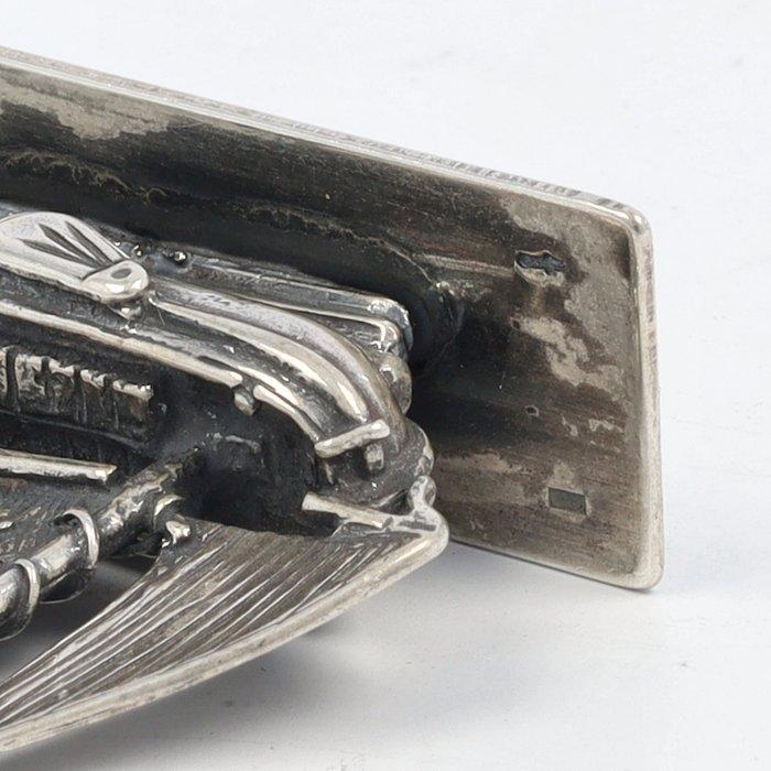 O.a. C.A. Stout - Zeilbootje, Punter, Paard met kar,, Antiek en Kunst, Antiek | Goud en Zilver