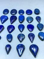 Geen reserveprijs ~ Lapis Lazuli cabochons / peervorm / voor, Verzamelen