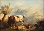 Jacob van Strij (1756-1815), Attributed to - Scena pastorale, Antiek en Kunst, Kunst | Schilderijen | Klassiek