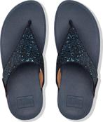 FitFlop - maat 36- Lulu Glitter Teenslippers bauw, Verzenden, Nieuw