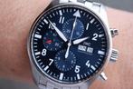 Horloge IWC Pilot Chrono Le petit prince 11/2020 Full set, Overige merken, Staal, Staal, Polshorloge