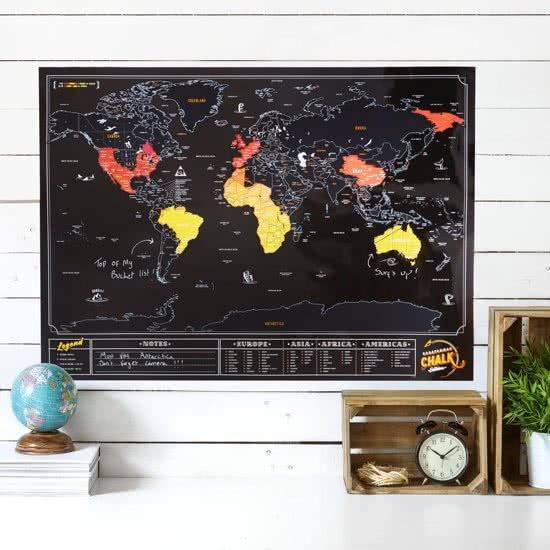 Scratch Map Chalk Edition, Kinderen en Baby's, Speelgoed | Overig, Verzenden