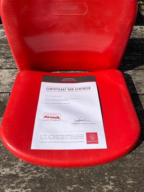 AFC Ajax - Nederlandse voetbal competitie - Stadionstoel, Verzamelen, Overige Verzamelen